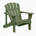 Fauteuil de jardin Adirondack 79 x 90 x 98 cm en bois vert avec accoudoirs
